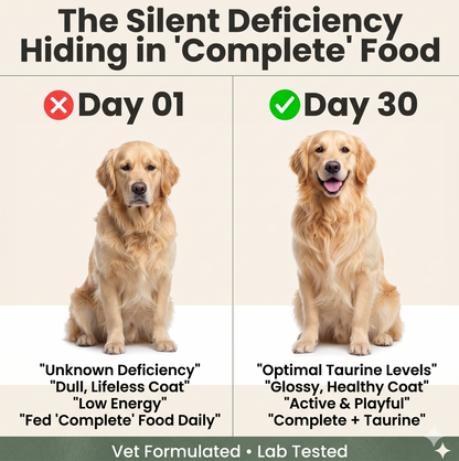Stop The Decline In Your Dog with HeartProtect+ Taurine Powder