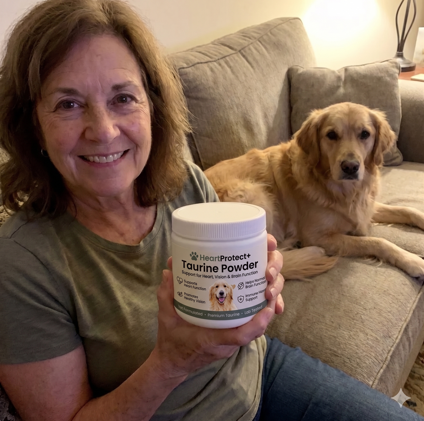 Stop The Decline In Your Dog with HeartProtect+ Taurine Powder
