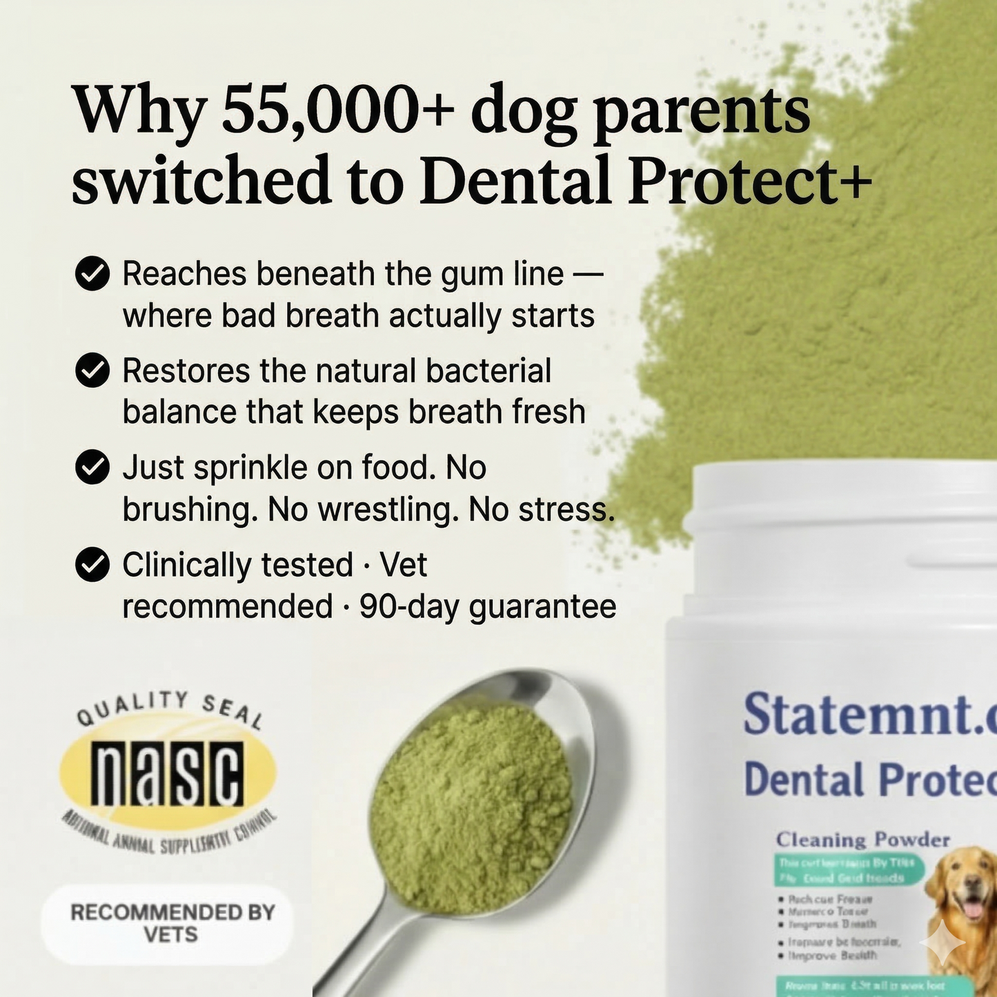Dental Protect+: Cuddle Your Dog Without Holding Your Breath Again