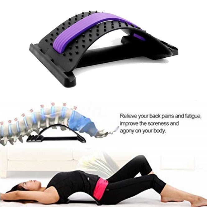 Spine Massager Back Stretcher Orthopedic Lumbar Pain Relief